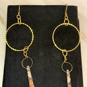 Boho Gold Dangle Earrings